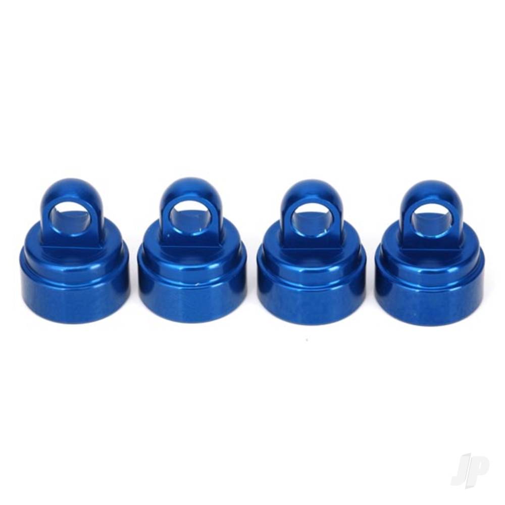 Traxxas Shock caps, aluminium (Blue-anodised) (4 pcs) (fits all Ultra shocks) 3767A