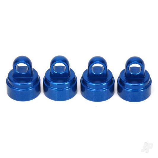 Traxxas Shock caps, aluminium (Blue-anodised) (4 pcs) (fits all Ultra shocks) 3767A