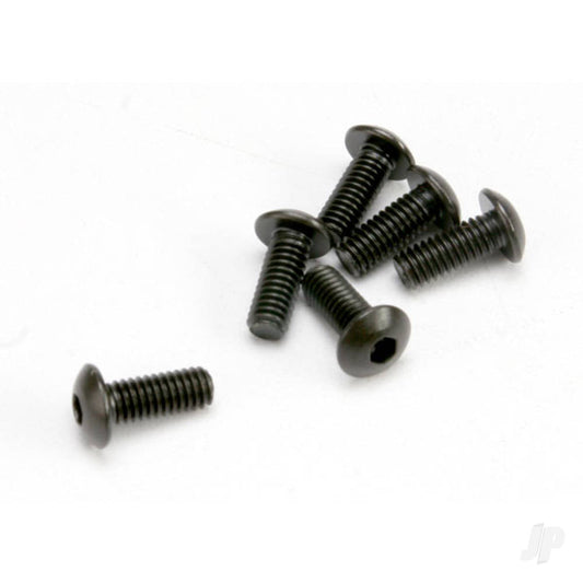 Traxxas Screws, 4x10mm button-head machine (hex drive) (6 pcs) 3936