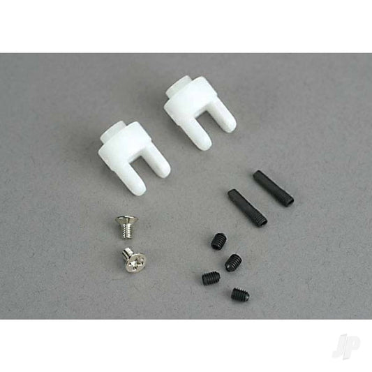 Traxxas Differential output yokes (2 pcs) / 3x5mm countersunk screws (2 pcs) / 3mm Set (set) screws (4 pcs) 4628