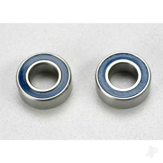 Traxxas Ball bearings, Blue rubber sealed (5x10x4mm) (2 pcs) 5115
