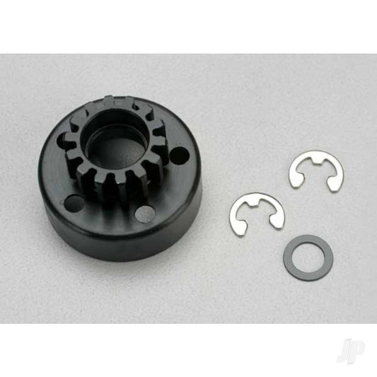 Traxxas Clutch bell (14-tooth) / 5x8x0.5mm fiber washer (2 pcs) / 5mm e-clip (requires 5x10x4mm ball bearings part #4609) (1.0 metric pitch) 5214