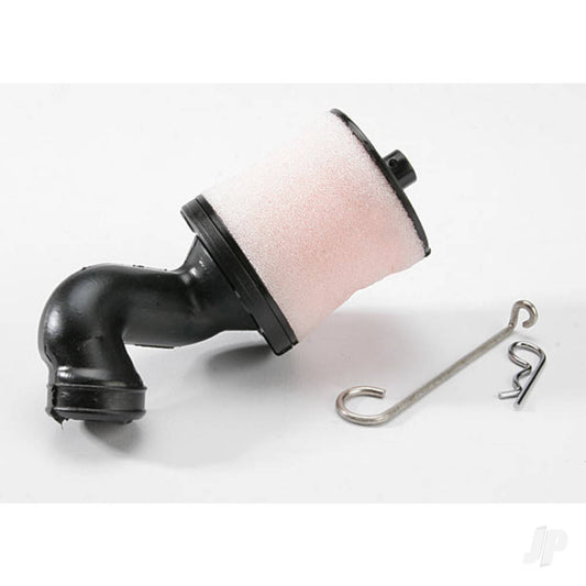 Traxxas Air filter Body (high-volume) / filter support / cap / foam filter, pre-filter / air filter base (angled) / wire mount / hardware (1 each) (TRX 2.5, 2.5R, 3.3) 5266