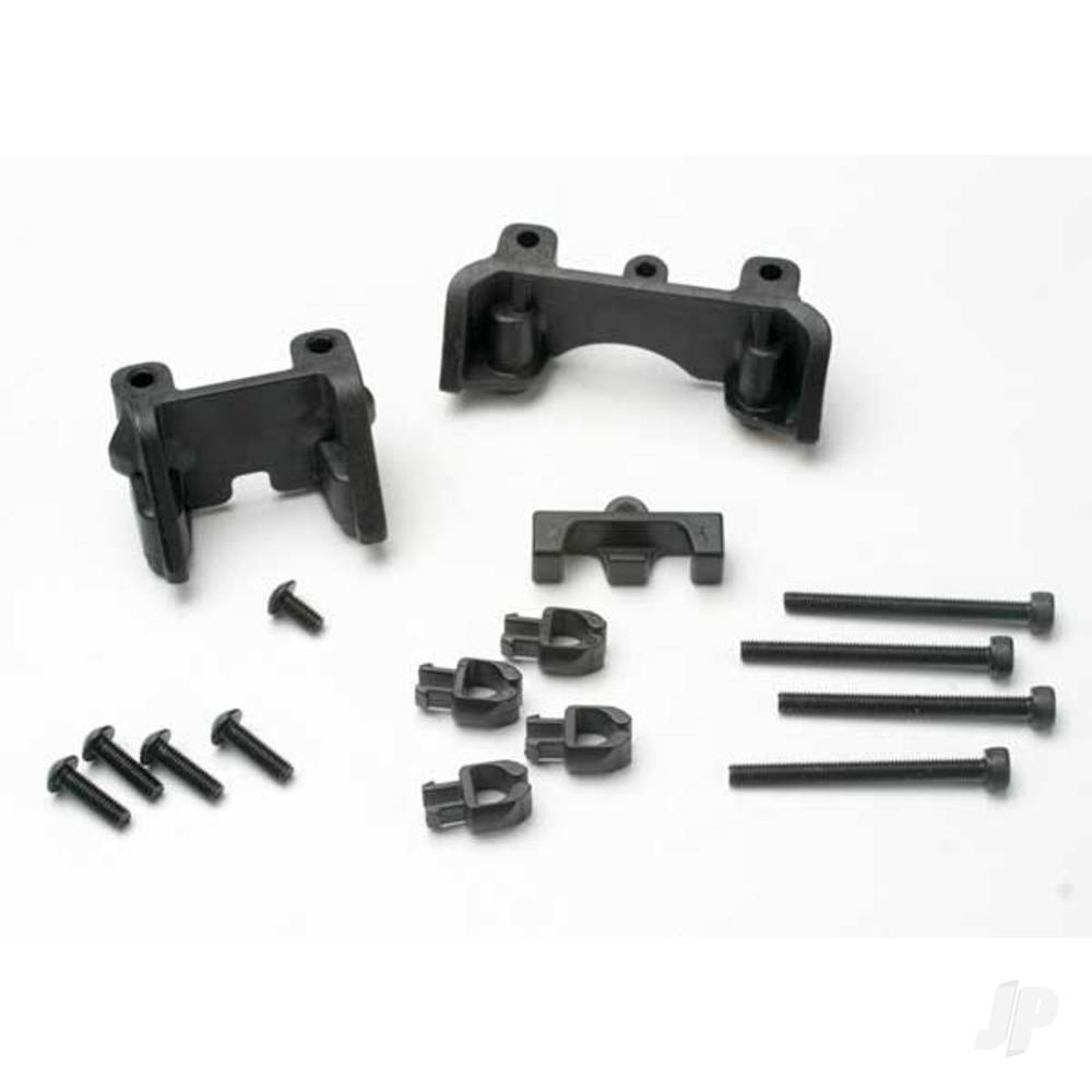 Traxxas Shock mounts (Front & Rear) / wire clip (1pc) / Chassis wire clips (4 pcs) / 3x32mm CS (4 pcs) / 3x6mm BCS (1pc) 5317