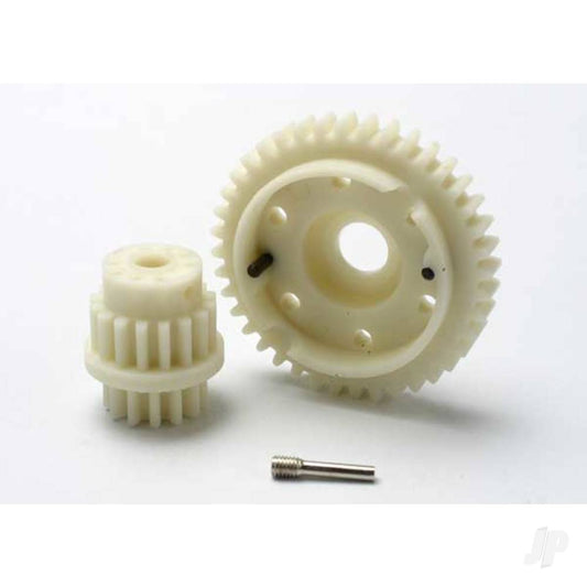 Traxxas Gear Set, 2-speed close ratio (2nd speed gear 40T, 13T-16T input gears, hardware) 5383