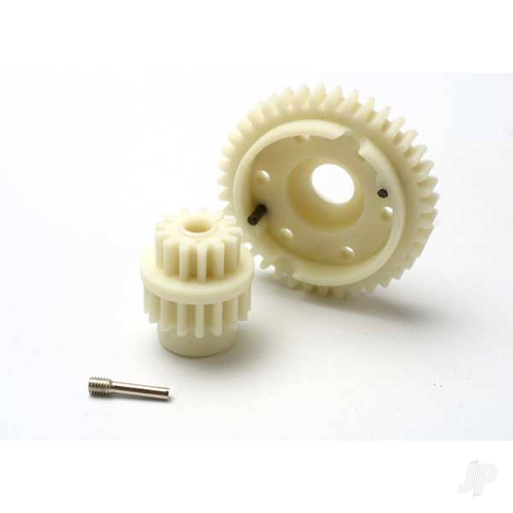 Traxxas Gear Set, 2-speed standard ratio (2nd speed gear 39T, 13T-17T input gears, hardware) 5385