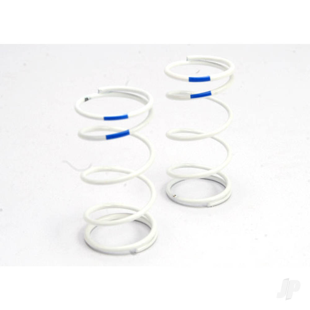 Traxxas Spring, shock (white) (GTR) (1.6 rate Blue) (1 pair) 5434