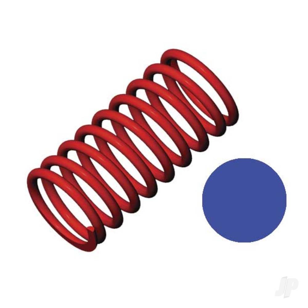 Traxxas Spring, shock (Red) (GTR) (5.9 rate Blue) (std. Rear 120mm) (1 pair) 5444