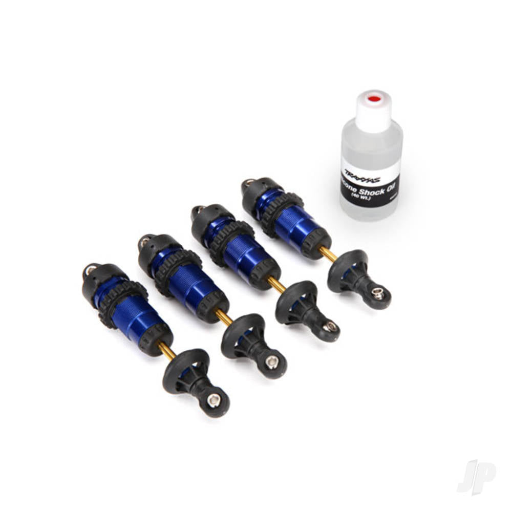 Traxxas Shocks, GTR aluminium, Blue-anodised (fully assembled with out springs) (4 pcs) 5460A