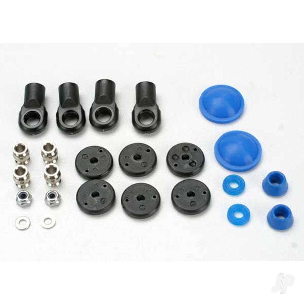 Traxxas Rebuild kit, GTR shock (x-rings, bump stops, bladders, all pistons, piston nuts, shock rod ends) renews 2 shocks 5462