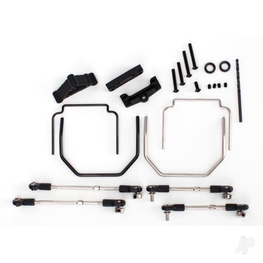 Traxxas Sway bar kit, Revo (Front and Rear) (includes thick and thin sway bars and adjustable linkage) (requires part #5411 to install Rear bumper) 5498