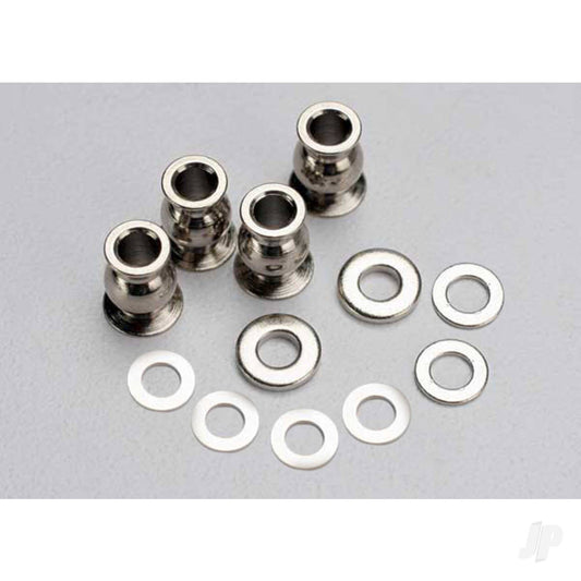 Traxxas Shim Set, 3x7x1mm (2 pcs), 3x6x0.5mm (4 pcs), 3x7x2mm (2 pcs) / hollow balls, captuRed (4 pcs) 5529