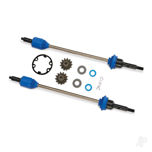 Traxxas Driveshafts, Jato (Steel constant-velocity) (assembled with inner and outer dust boots) (1 pair) 5551X