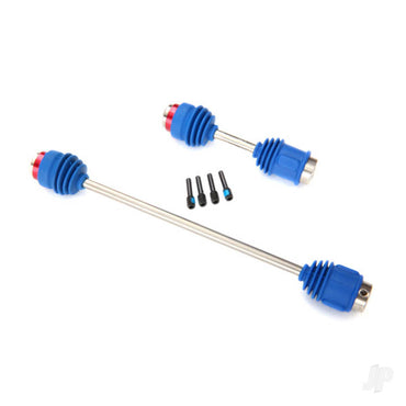 Traxxas Driveshafts, center E-Revo (Steel constant-velocity) Front (1pc) / Rear (1pc) (assembled with inner and outer dust boots, for E-Revo & Summit) 5650R