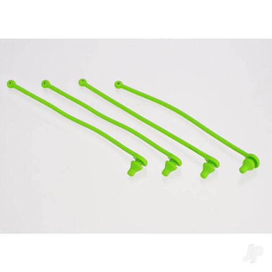 Traxxas Body clip retainer, Green (4 pcs) 5753