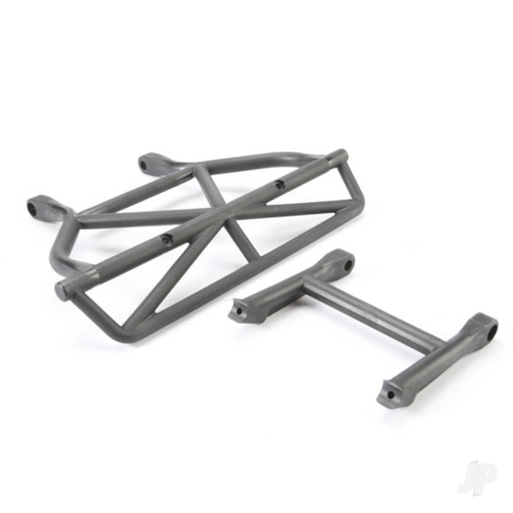 Traxxas Bumper, Rear / bumper mount, Rear (black) 5836