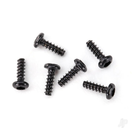 Traxxas Screws, 1.6x5mm button-head, self-tapping (hex drive) (6 pcs) 6644