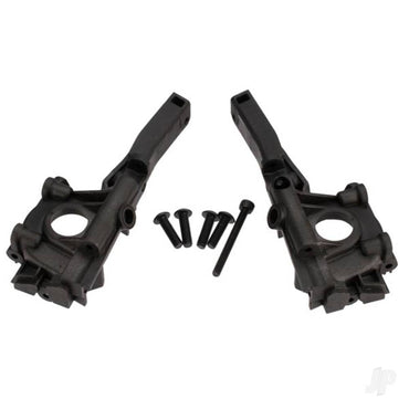Traxxas Bulkhead, Front (left & right halves) / 3x10mm BCS (4 pcs) 7030X