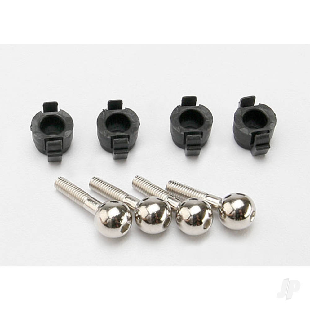 Traxxas Pivot balls (4 pcs) / pivot ball caps (4 pcs) 7033