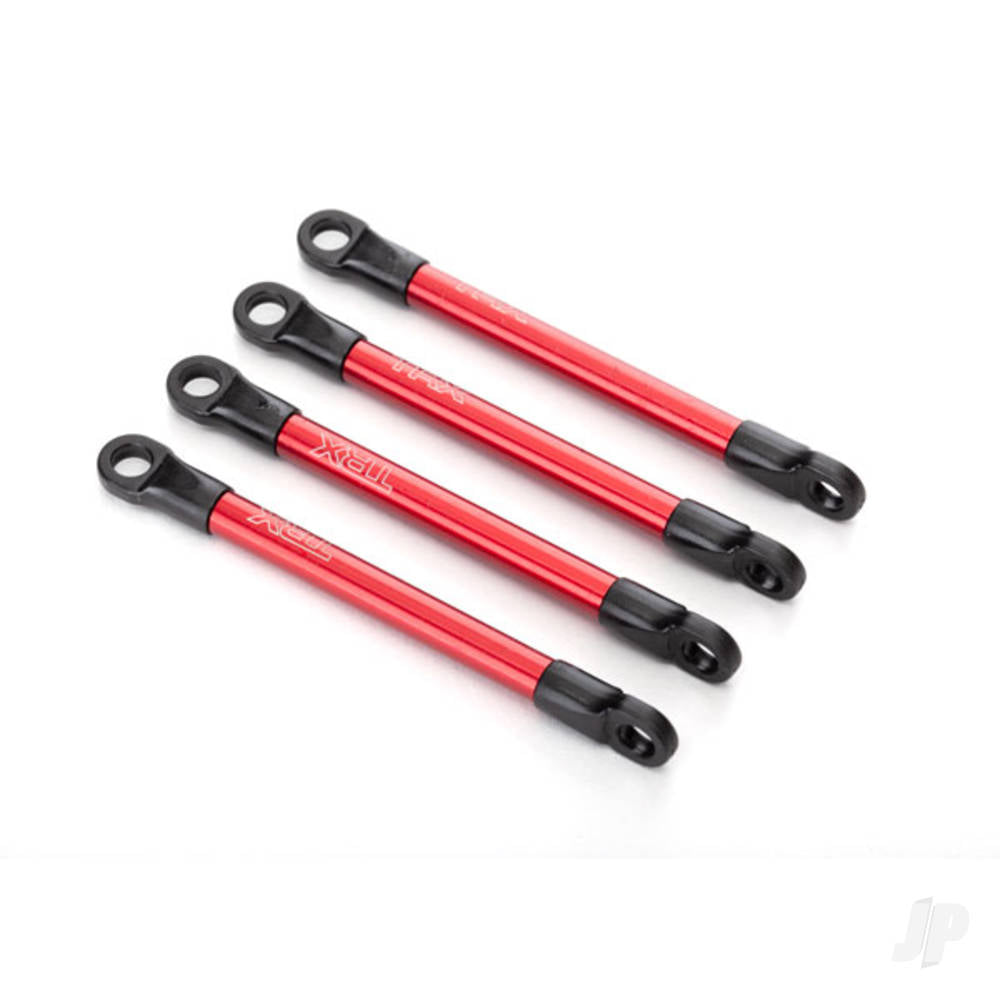 Traxxas Push rods, aluminium (Red-anodised) (4 pcs) (assembled with rod ends) 7118X