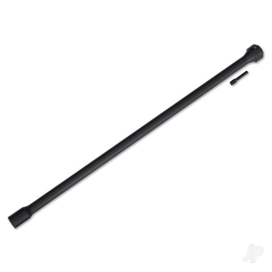 Traxxas Driveshaft, center, plastic (black) / screw pin 7455
