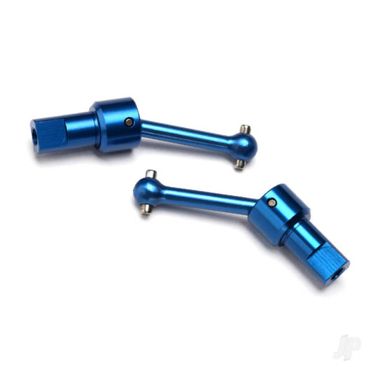 Traxxas Driveshaft assembly, Front & Rear, 6061-T6 aluminium (Blue-anodised) (2 pcs) 7550R