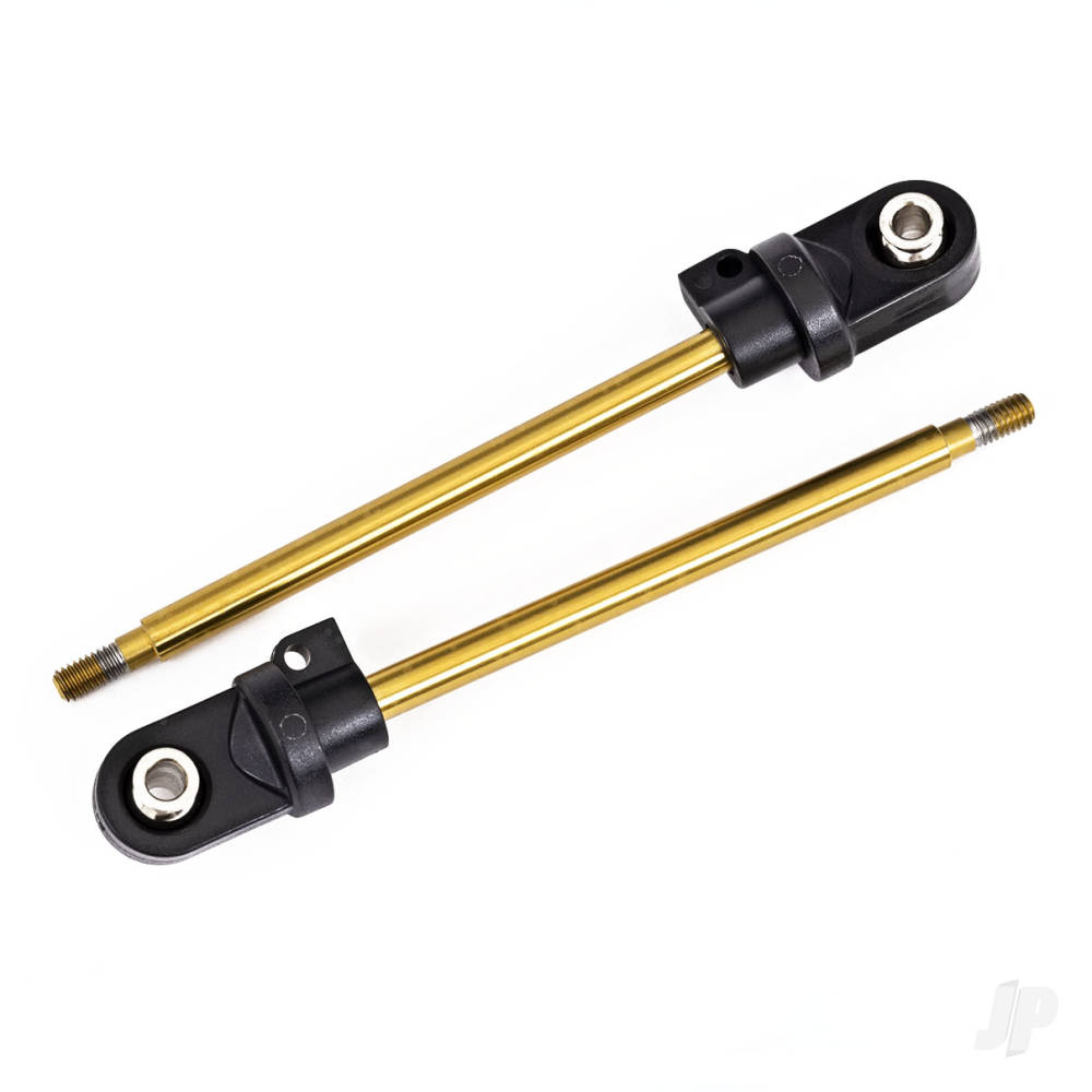 Traxxas Shock shaft, 92mm (GTX) (TiN-coated) (2) (assembled with rod ends & hollow balls) 7863T