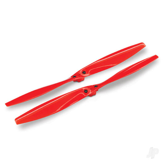 Traxxas Rotor blade Set, Red (2 pcs) ( with screws) 7928