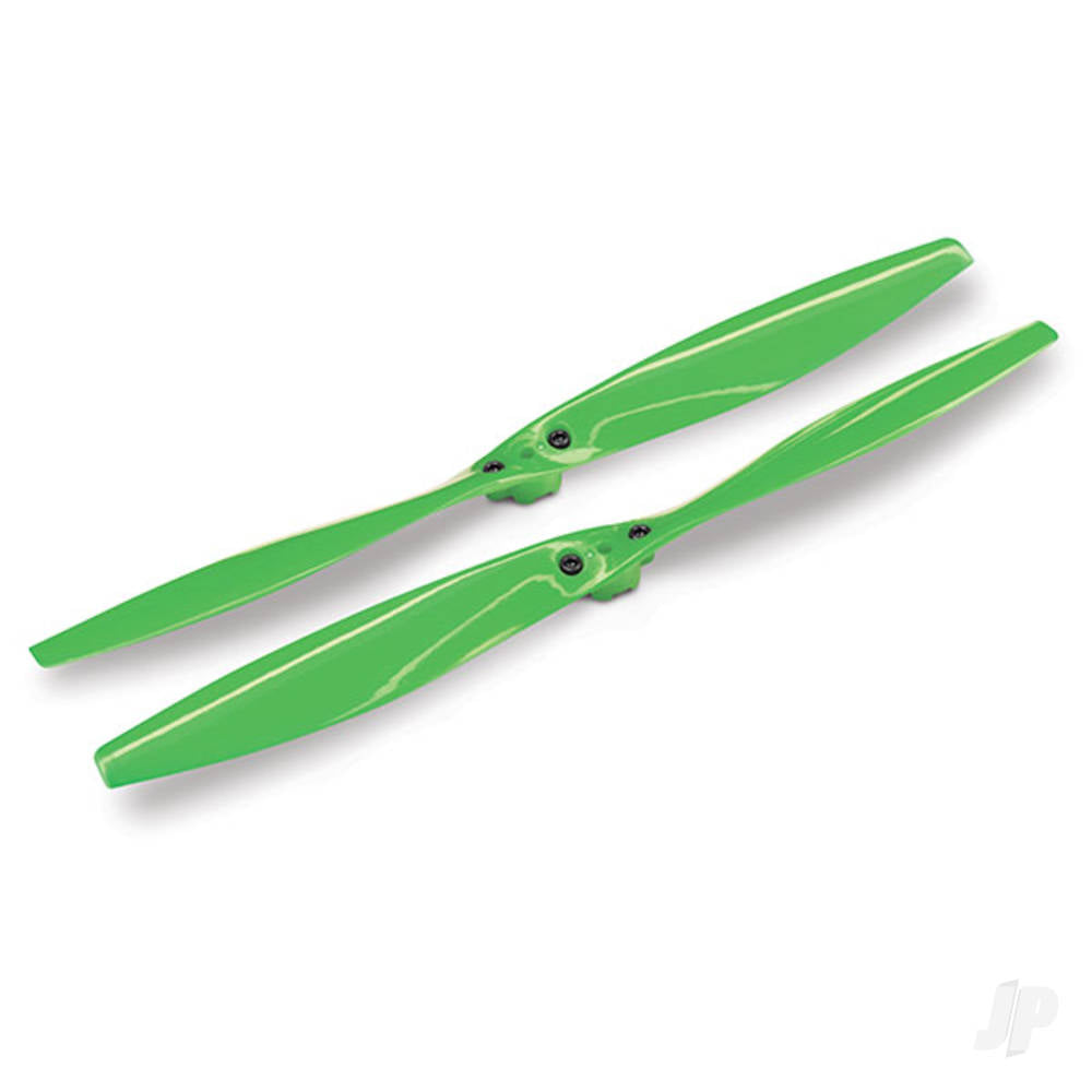 Traxxas Rotor blade Set, Green (2 pcs) ( with screws) 7931