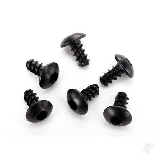 Traxxas Screws, 2.6x5mm button-head, self-tapping (hex drive) (6 pcs) 7944