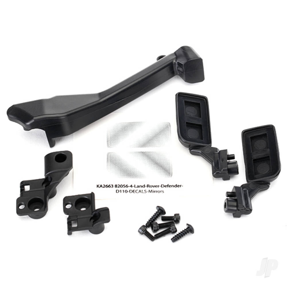 Traxxas Mirrors, side (left & right) / snorkel / mounting hardware (fits #8011 Body) 8020