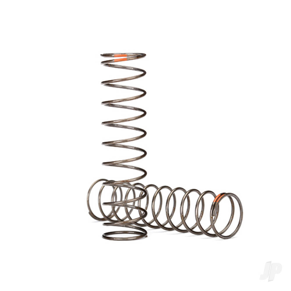 Traxxas Springs, shock (natural finish) (GTS) (0.39 rate, orange stripe) (2 pcs) 8044