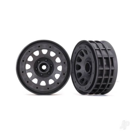 Traxxas Wheels, Method 105 2.2" (charcoal gray, beadlock) (beadlock rings sold separately) 8171A
