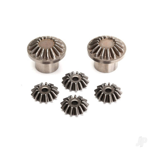 Traxxas Gear Set, Rear Differential (output gears (2 pcs) / spider gears (4 pcs)) (#8581 required to build complete Differential) 8577