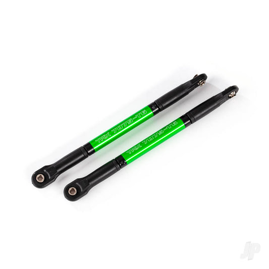 Traxxas Push rods, aluminium (Green-anodised) (2) (assembled with rod ends) 8619G