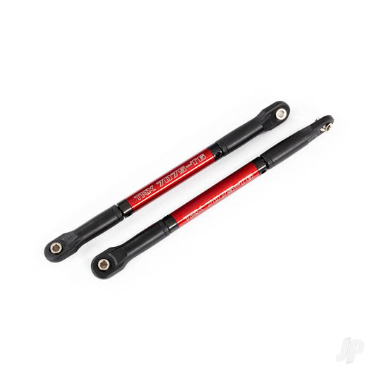 Traxxas Push rods, aluminium (Red-anodised) (2) (assembled with rod ends) 8619R