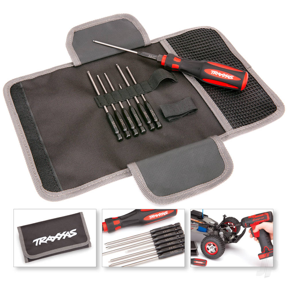 Traxxas 7-piece Metric Speed Bit Straight and Ball-end Hex Driver "Master" Set 8711