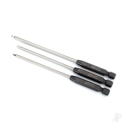 Traxxas Speed Bit Set, hex driver, 3-piece ball-end (2.0mm, 2.5mm, 3.0mm), 1 / 4in drive 8716X