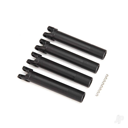 Traxxas Half shafts, outer (extended, front or rear) (4) / e-clips (8) (for use with #8995 WideMaxx suspension kit) 8993A
