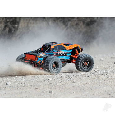Traxxas Suspension kit, WideMaxx, Orange (includes Front & Rear suspension arms, Front toe links, Rear shock springs) 8995T