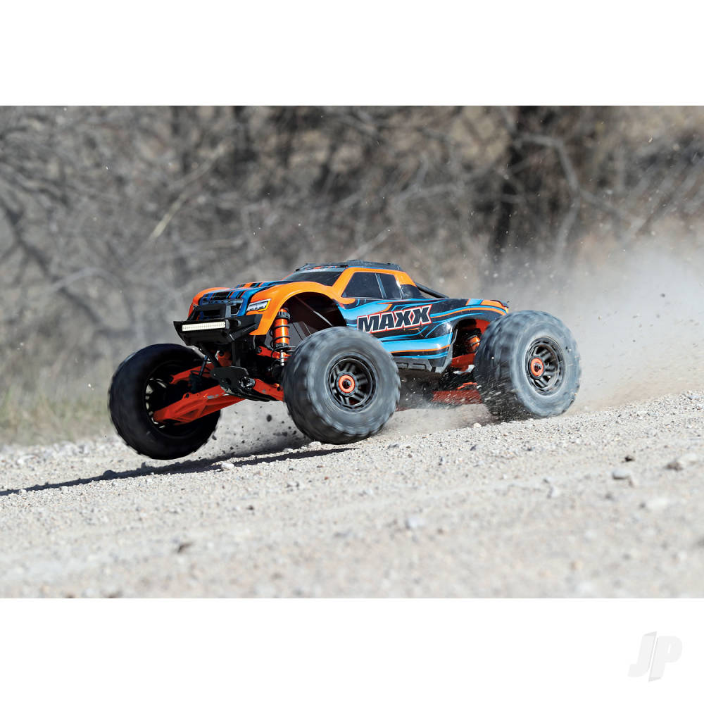 Traxxas Suspension kit, WideMaxx, Orange (includes Front & Rear suspension arms, Front toe links, Rear shock springs) 8995T