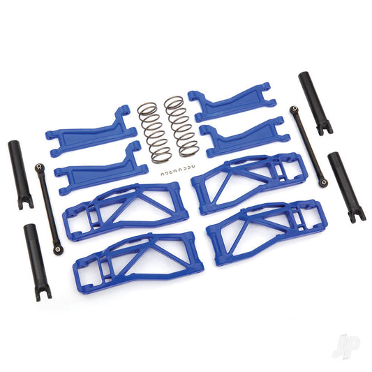 Traxxas Suspension kit, WideMaxx, Blue (includes Front & Rear suspension arms, Front toe links, Rear shock springs) 8995X