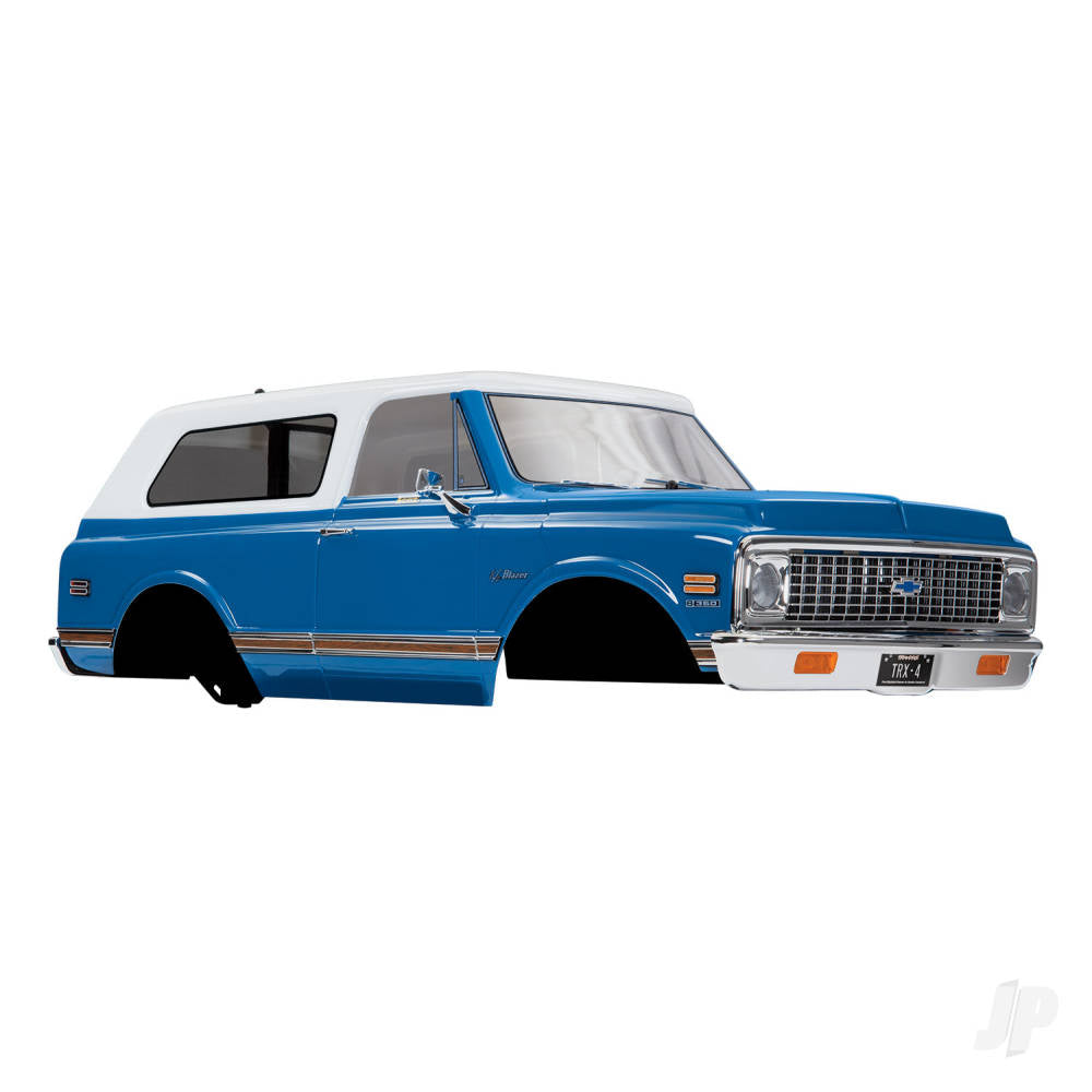 Traxxas Body, Chevrolet Blazer (1972), complete (blue) (includes grille, side mirrors, door handles, windshield wipers, front & rear bumpers, decals) 9111X