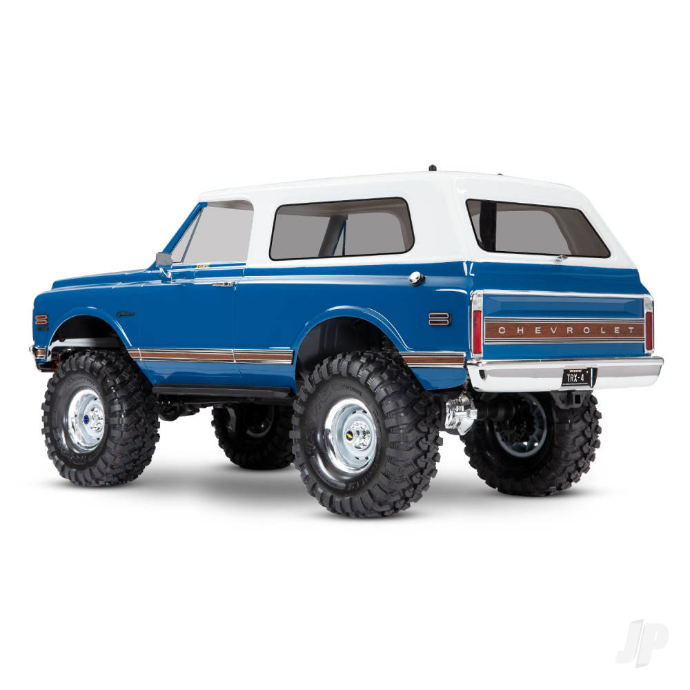 Traxxas Body, Chevrolet Blazer (1972), complete (blue) (includes grille, side mirrors, door handles, windshield wipers, front & rear bumpers, decals) 9111X