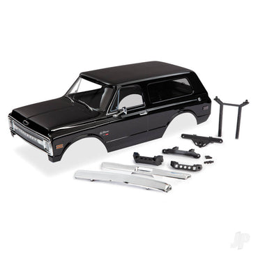 Traxxas Body, Chevrolet Blazer (1969), complete (black) (includes grill, side mirrors, door handles, windshield wipers, front & rear bumpers, decals) 9112X