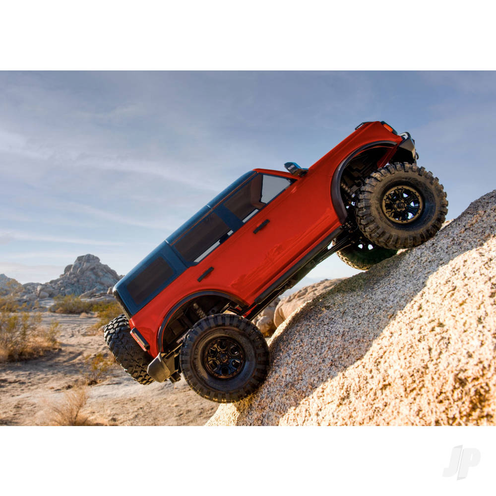 Traxxas Iconic Silver TRX-4 2021 Ford Bronco 1:10 4X4 Electric Scale & Trail Crawler (+ TQi 4-ch, XL-5 HV, Titan 550) 92076-4-SLVR