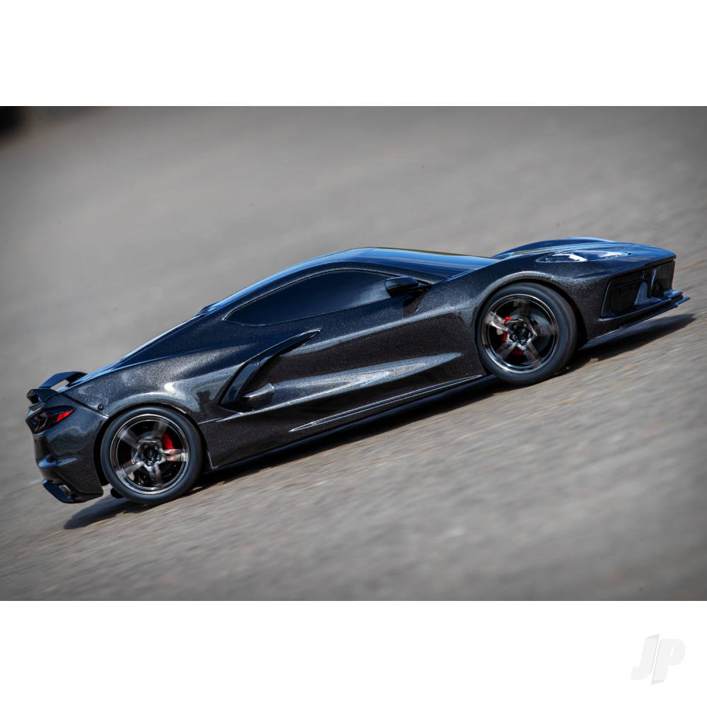 Traxxas Black Chevrolet Corvette Stingray 1:10 AWD Supercar (+ TQ 2-ch, XL-5, Titan 550) 93054-4-BLK