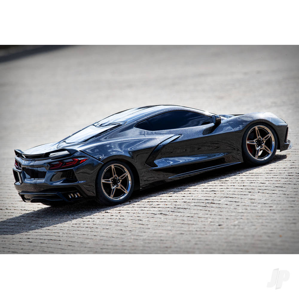 Traxxas Black Chevrolet Corvette Stingray 1:10 AWD Supercar (+ TQ 2-ch, XL-5, Titan 550) 93054-4-BLK