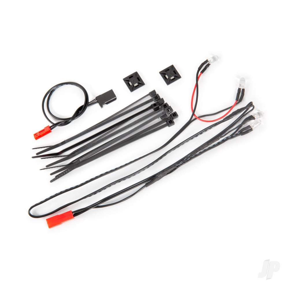 Traxxas LED light harness / power harness / zip ties (9) / mounts (2) (fits #9333 or 9335 body) 9385