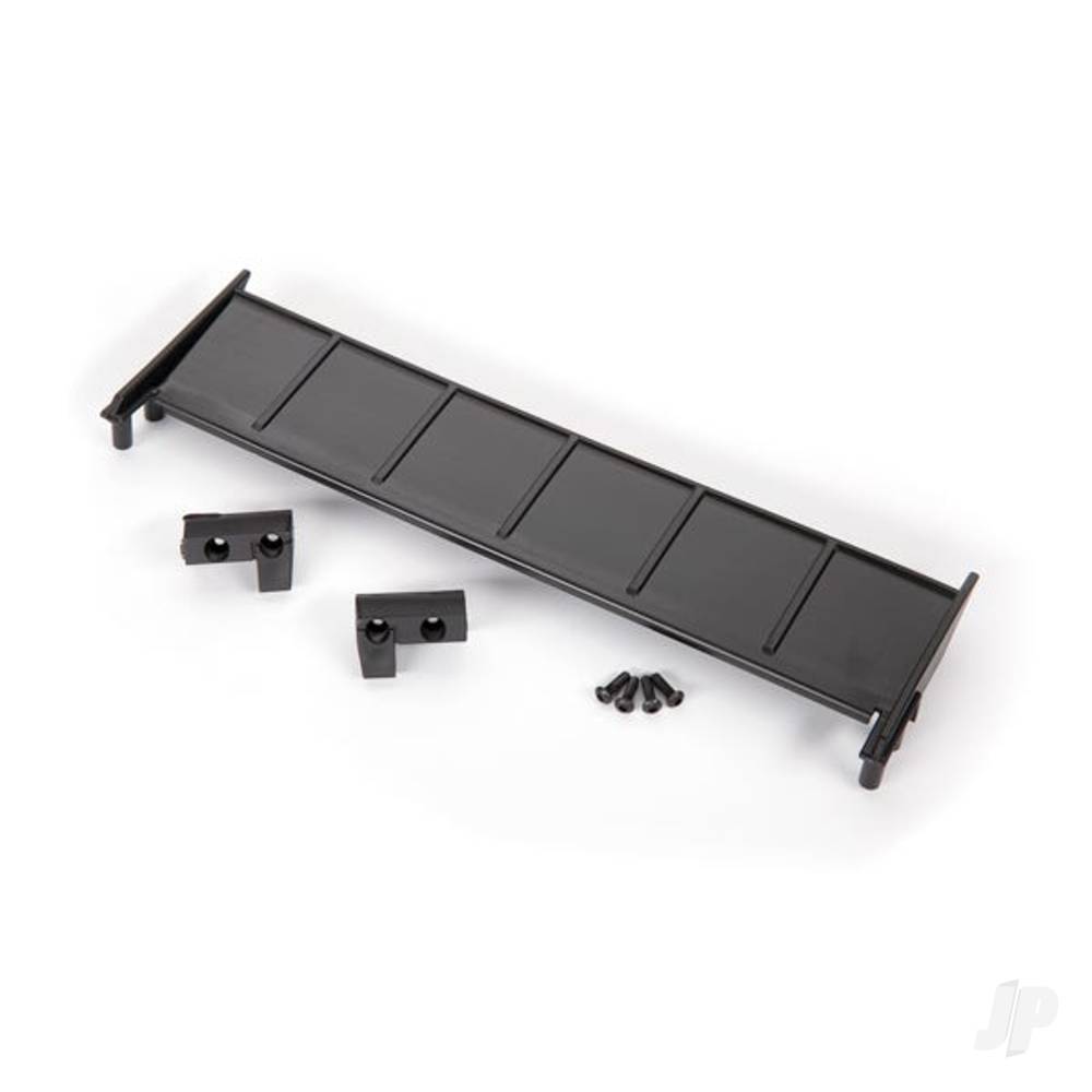 Traxxas Wing, Chevrolet C10 / support / side plates (left & right) / 3x10 BCS (4) 9414